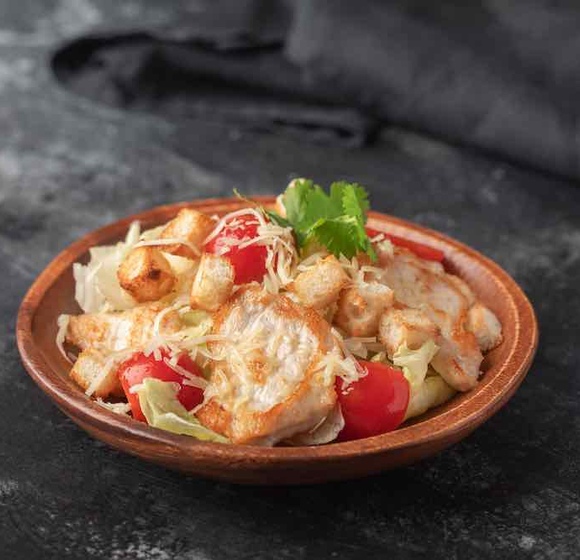 Цезарь с курицей